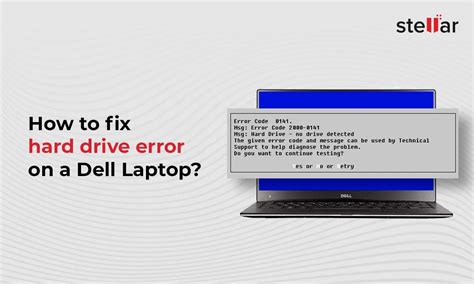 dell latitude hard drive error